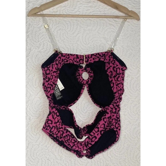 Fashion To Figure Women's Plus Size Bikini Swim TOP ONLY NWT SIZE OX/ X-LARGE - Picture 2 of 12